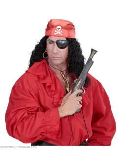 WIDMANN Set Pirate (bandana, Cache-oeil, Boucle D'oreille) -Spooky Decor World set pirate bandana cache oeil boucle d oreille 1