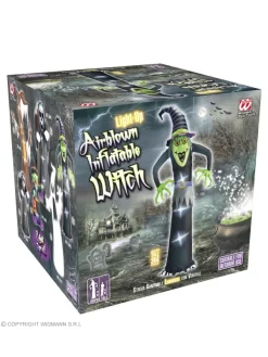 WIDMANN Sorcière Gonflable Et Lumineuse De 244cm - Pour Usage Intérieur Et Extérieur 7 WIDMANN Sorcière Gonflable Et Lumineuse De 244cm - Pour Usage Intérieur Et Extérieur -Spooky Decor World sorciere gonflable et lumineuse de 244cm pour usage interieur et exterieur 2