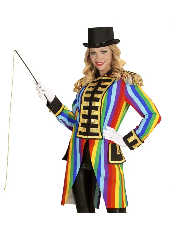 WIDMANN Veste Queue De Pie Femme Arc-en-ciel 3 WIDMANN Veste Queue De Pie Femme Arc-en-ciel